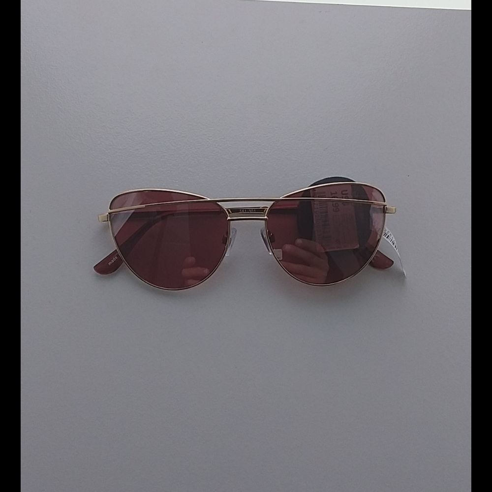 gold frame rose lens sunglasses 3 for 1 - Picture 3 of 7